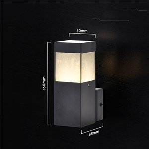 Oprawa ścienna elewacyjna V-TAC LED GU10 czarna IP44 VT-10186 3 lata gwarancji