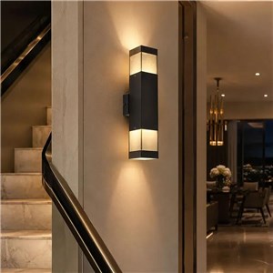 Oprawa ścienna elewacyjna V-TAC LED 2xGU10 czarna IP44 VT-10187 3 lata gwarancji