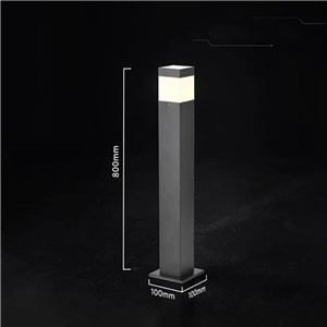 Słupek ogrodowy V-TAC 80CM GU10 czarny VT-10188 3 lata gwarancji