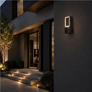 Oprawa ścienna elewacyjna V-TAC LED 5W IP44 czarna VT-10189 3000K 700lm