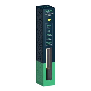Słupek ogrodowy V-TAC 50CM LED 8W IP54 czarny VT-10190 3000K 1100lm