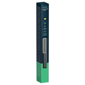 Słupek ogrodowy V-TAC 80CM LED 24W IP54 czarny VT-10191 3000K 3400lm