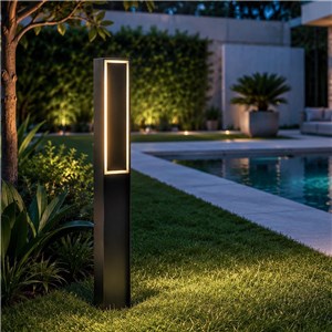 Słupek ogrodowy V-TAC 80CM LED 24W IP54 czarny VT-10191 3000K 3400lm