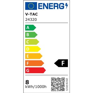 Taśma LED premium V-TAC SMD2835 120LED/m 8W/m 24V 2xPCB rolka 20metrów VT-2835 3000K 785lm