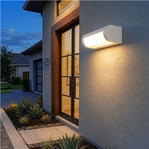Kinkiet ścienny ogrodowy elewacyjny V-TAC 10W CREE CHIP regulowany IP65 biały VT-120012-W 3000K 1550lm 6 lat gwarancji