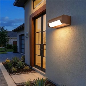 Kinkiet ścienny ogrodowy elewacyjny V-TAC 10W CREE CHIP regulowany IP65 brąz corten VT-120012-C 3000K 1550lm 6 lat gwarancji