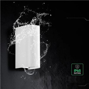 Oprawa ścienna V-TAC 10W LED COB biała IP65 CCT zmiana barwy VT-120113 2700K-3200K-4000K 1250lm