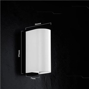 Oprawa ścienna V-TAC 10W LED COB biała IP65 CCT zmiana barwy VT-120113 2700K-3200K-4000K 1250lm