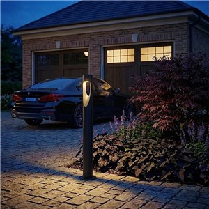 Słupek ogrodowy 80cm V-TAC 6W LED CREE CHIP IP65 czarny VT-120006 3000K 625lm 6 lat gwarancji