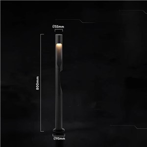 Słupek ogrodowy 80cm V-TAC 11W LED CREE CHIP IP65 czarny VT-120008 3000K 1220lm 6 lat gwarancji