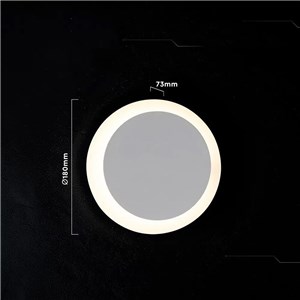 Kinkiet ścienny V-TAC 6W LED CREE CHIP biały VT-120009 3000K 1000lm 6 lat gwarancji