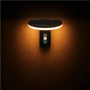 Kinkiet ogrodowy ścienny solarny V-TAC 2W LED czujnik ruchu IP54 VT-81018 3000K 95lm 3 lata gwarancji