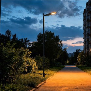 Naświetlacz oprawa uliczna solarna V-TAC 40W LED czarna IP65 150Lm/W CCT VT-ST43 3000K-4000K-6500K 6000lm 3 lata gwarancji