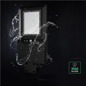 Naświetlacz oprawa uliczna solarna V-TAC 40W LED czarna IP65 150Lm/W CCT VT-ST43 3000K-4000K-6500K 6000lm 3 lata gwarancji