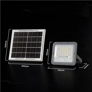 Naświetlacz LED solarny V-TAC 10W czujnik pilot auto timer IP65 czarny 150LM/W IP65 VT-44048 6000K 1500lm