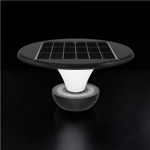 Oprawa ogrodowa parkowa solarna LOTUS V-TAC 20W LED pilot czujnik timer LifePO4 6000mAh CCT czarna VT-10200 3000K-4000K-6000K 2400lm 3 lata gwarancji