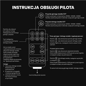 Oprawa ogrodowa parkowa solarna LOTUS V-TAC 20W LED pilot czujnik timer LifePO4 6000mAh CCT czarna VT-10200 3000K-4000K-6000K 2400lm 3 lata gwarancji