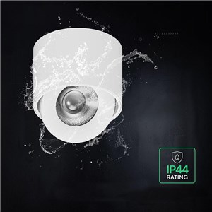 Oprawa V-TAC LED CREE uchylny downlight natynkowy 18W CRI90+ CCT IP44 biała VT-110018CCT 3000K-4000K-6500K 1350lm 6 lat gwarancji