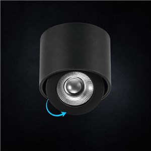 Oprawa V-TAC LED CREE uchylny downlight natynkowy 18W CRI90+ CCT IP44 biała VT-110018CCT 3000K-4000K-6500K 1350lm 6 lat gwarancji