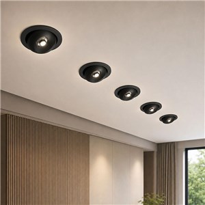 Oprawa V-TAC LED CREE uchylny downlight wpuszczany 12W CRI90+ CCT IP44 biała VT-110011CCT 3000K-4000K-6500K 800lm 6 lat gwarancji