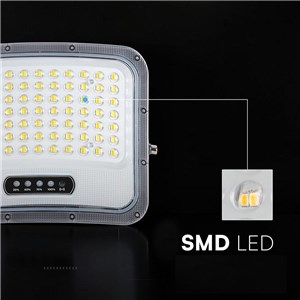 Naświetlacz LED solarny V-TAC 12W pilot auto timer IP65 czarny CCT VT-105W 3000K-4500K-6500K 2000lm