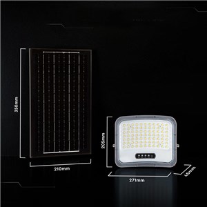 Naświetlacz LED solarny V-TAC 12W pilot auto timer IP65 czarny CCT VT-105W 3000K-4500K-6500K 2000lm