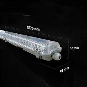 Oprawa hermetyczna korpus V-TAC LED do świetlówek 2x150cm IP65 PC+ABS VT-121002