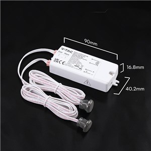 Czujnik ruchu na ruch ręki z przewodem max.1000W LED dwa sensory V-TAC VT-8159-2 5 lat gwarancji