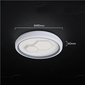 Oprawa sufitowa V-TAC 2x30W LED CCT 480x60mm pilot VT-84231 4200lm
