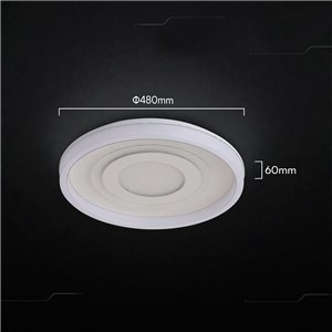 Oprawa sufitowa V-TAC 2x40W LED CCT 480x60mm pilot VT-84241 6400lm