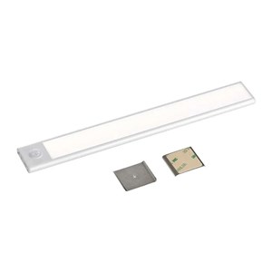 Oprawa podszafkowa V-TAC 2,5W LED srebrna czujnik ruchu ładowanie USB 60cm VT-8143 3000K 260lm