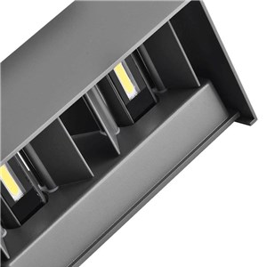 Oprawa Ścienna V-TAC 24W LED Góra Dół IP65 Szara VT-8125 4000K 2720lm