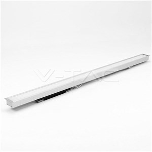 Oprawa V-TAC LED Linear SAMSUNG CHIP 40W Wpuszczana Srebrna 120cm VT-7-41 4000K 3200lm 5 Lat Gwarancji