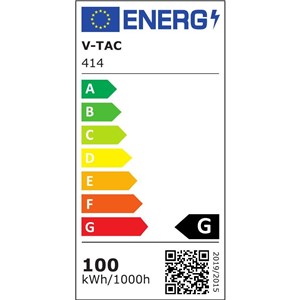 Projektor LED V-TAC 100W SAMSUNG CHIP Czarny VT-100 6400K 8000lm 5 Lat Gwarancji