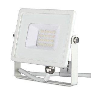 Projektor LED V-TAC 20W SAMSUNG CHIP Biały VT-20-W 4000K 1600lm 5 Lat Gwarancji