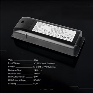 Moduł układ zasilania awaryjnego LED 48W V-TAC VT-518