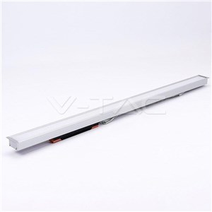 Oprawa V-TAC LED Linear SAMSUNG CHIP 40W Wpuszczana Srebrna 120cm VT-7-41-S 6400K 3200lm 5 Lat Gwarancji