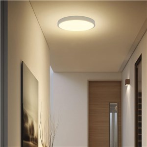 Oprawa sufitowa plafoniera V-TAC 36W LED SAMSUNG CHIP okrągły 42cm natynkowy pilot czujnik ruchu IP44 biały VT-8630S 4000K 3820lm 5 lat gwarancji