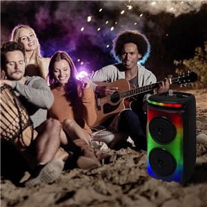 Głośnik Przenośny V-TAC 400W Mikrofon Pilot BT USB TF FM AUX TWS KARAOKE VT-4000W