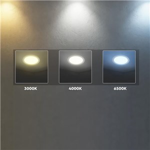 Panel wpuszczany downlight V-TAC 18W LED CREE CHIP okrągły 220x28mm VT-61018CCT 3000K-4000K-6500K 1980lm 6 lat gwarancji