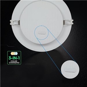 Panel wpuszczany downlight V-TAC 24W LED CREE CHIP okrągły 294x29mm VT-61024CCT 3000K-4000K-6500K 2640lm 6 lat gwarancji