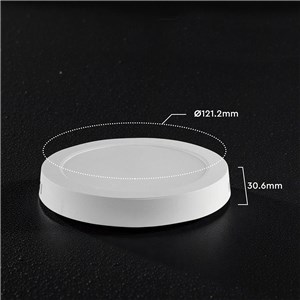 Panel natynkowy downlight V-TAC 6W LED CREE CHIP okrągły 121x30mm VT-60006CCT 3000K-4000K-6500K 630lm 6 lat gwarancji