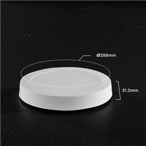 Panel natynkowy downlight V-TAC 24W LED CREE CHIP okrągły 288x31mm VT-60006CCT 3000K-4000K-6500K 2640lm 6 lat gwarancji