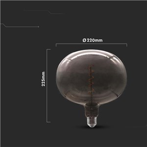 Żarówka LED V-TAC 4W E27 filament 22,5cm owal VT-2265