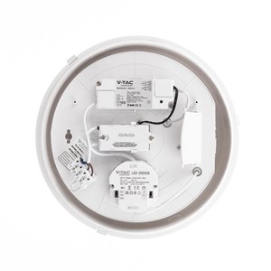 Plafon LED V-TAC czujnik/CCT/awaria 3godziny 8W/16W/20W CREE CHIP IP65 IK08 VT-8633 3000K-4000K-6400K 2700lm 3 lata gwarancji