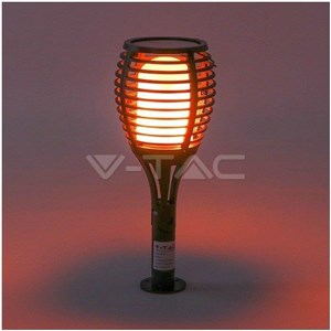 Oprawa ogrodowa V-TAC solarna 4 funkcje efekt płomienia VT-719 2200K 5lm