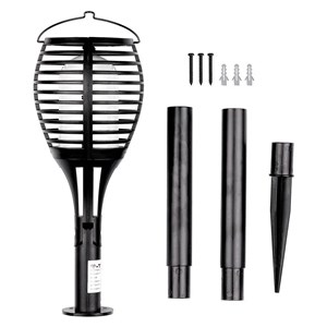 Oprawa ogrodowa V-TAC solarna 4 funkcje efekt płomienia VT-719 2200K 5lm