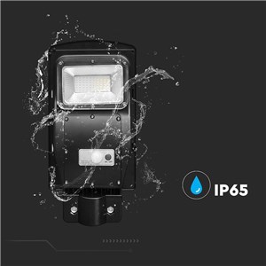 Naświetlacz Oprawa Uliczna LED Solarna V-TAC 6W Czarny VT-ST63W 6000K 800lm
