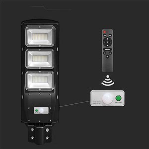 Naświetlacz oprawa uliczna LED solarna V-TAC 12W czarny VT-ST180W 6000K 1200lm
