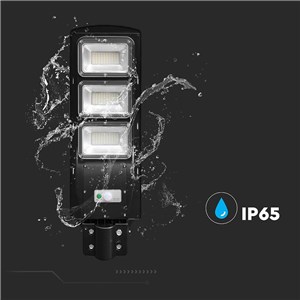 Naświetlacz oprawa uliczna LED solarna V-TAC 12W czarny VT-ST180W 6000K 1200lm